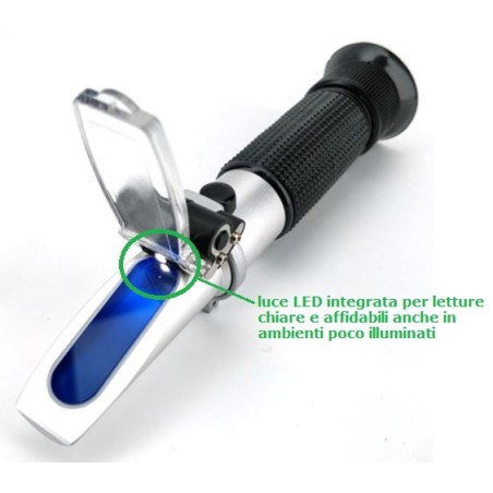 Whimar ATC LED Optical Refractometer - rifrattometro con LED e compensazione automatica della temperatura