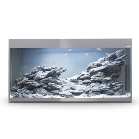 Aquael Glossy Set ST 120 D&N Grigio 260L cm120x40x63h - acquariocompleto di illuminazione LED