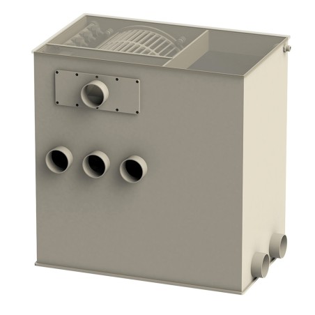 Aquaforte Combi-Drumfilter system - filtro a tamburo con letto mobile