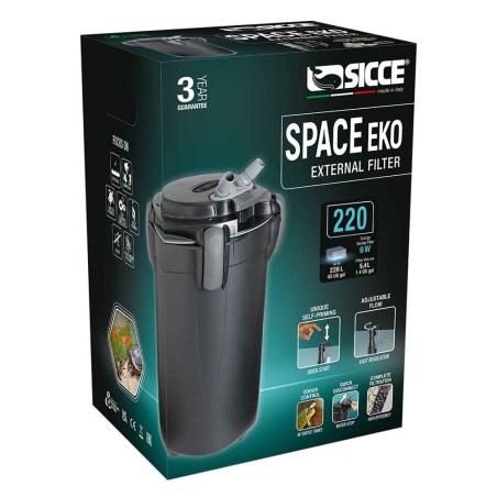 Sicce Space Eko+ - Filtro Esterno per Acquari