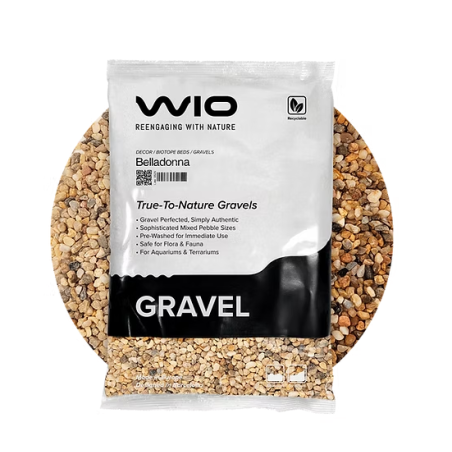 Wio Belladonna Gravel Mix 5kg - ghiaia ambrata naturale da 5 a 30mm