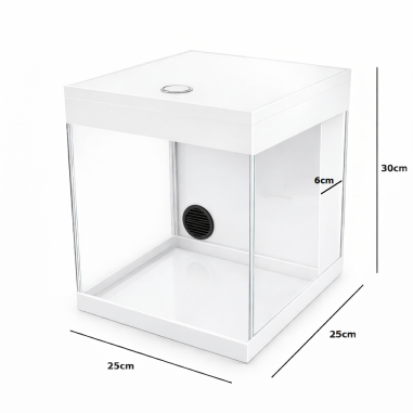 AquariumLine Cube Complete 25 Bianco - acquario...