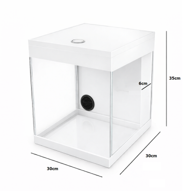 AquariumLine Cube Complete 30 Bianco - acquario...