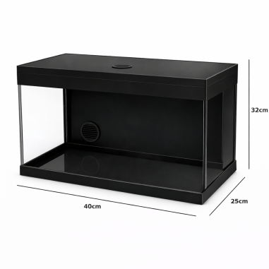 AquariumLine Tank Complete 40 Nero - acquario...