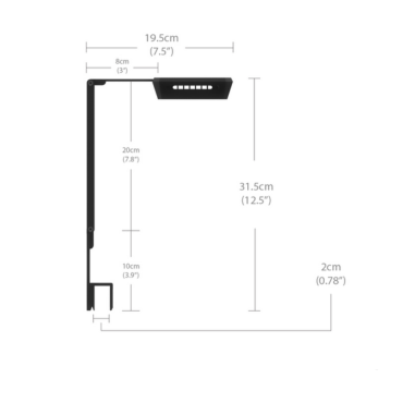 Micmol THOR Blue 60w - plafoniera Led per...