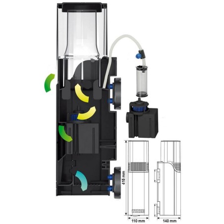 Tunze Comline Skimmer 9012 DC Hub Edition - Schiumatoio interno con controllo DC
