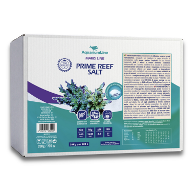 AquariumLine Prime Reef Salt cartone 20kg per...