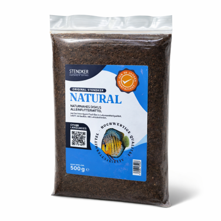 Stendker Natural stecca da 500gr - Mangime Congelato Premium per pesci d'acqua dolce
