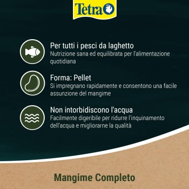 Tetra Pond Pellet 1L - mangime base per pesci...