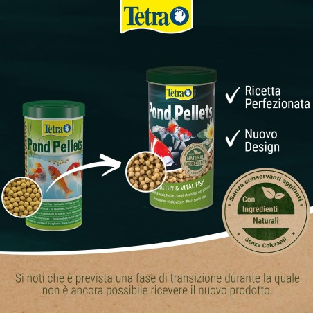 Tetra Pond Pellet 1L - mangime base per pesci da laghetto
