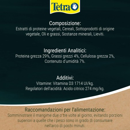 Tetra Pond Pellet Mini 1L - mangime base per piccoli pesci da laghetto