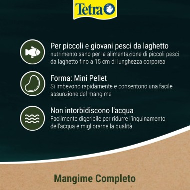 Tetra Pond Pellet Mini 1L - mangime base per...
