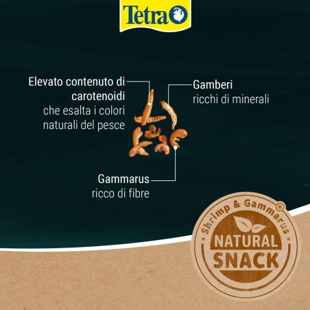 Tetra Pond Shrimp Mix 1L - Snack naturale di gamberetti per pesci da laghetto