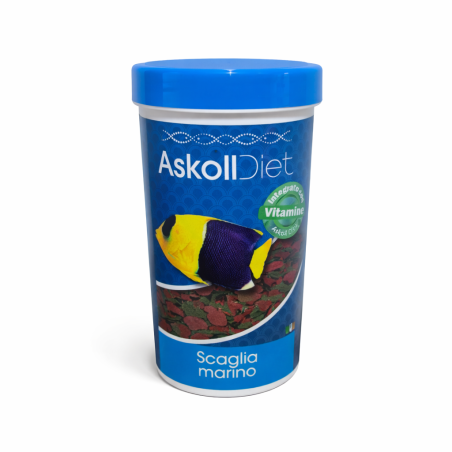 Askoll Diet Scaglia Marino - Alimento completo per tutti i pesci ornamentali di acqua marina