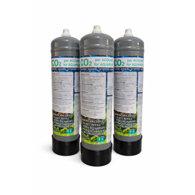 Bombola Co2 usa e getta da 600gr - set da 3 Pezzi
