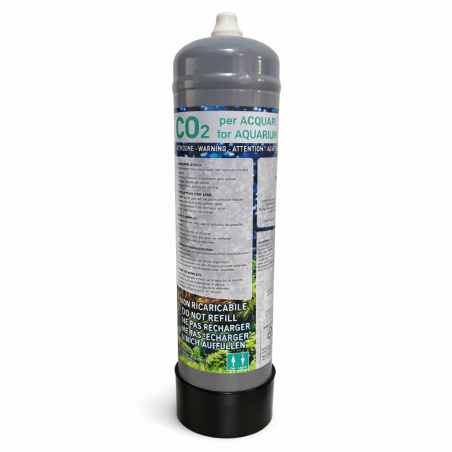 Bombola Co2 usa e getta universale da 600gr con passo standard 10x1