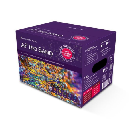 Aquaforest Bio Sand 0,5 - 1,5 mm box da 10kg - substrato per marino con ceppi batterici