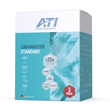 ATI ICP Lab Analysis Standard Pack 3x - Test di Laboratorio per Acqua Marina