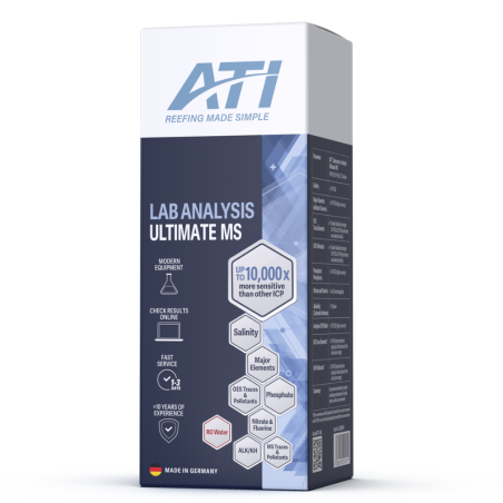 ATI ICP Lab Analysis Ultimate MS - Test di Laboratorio avanzato per Acqua Marina e di Osmosi