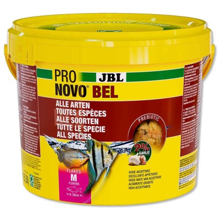 JBL ProNovo Bel Flakes M - Mangime base in fiocchi per tutti i pesci ornamentali da 8 a 20cm