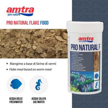 Amtra Pro Natural Flakes 100ml/20gr - alimento...