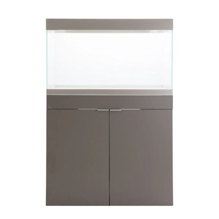 Aqpet Riverium Plus 90x50x55h 240L colore Tortora - Acquario Completo con Mobile, LED RGB e Filtro Esterno