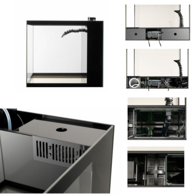 Aquael Set Glossy Marine 60 Nero - acquario...