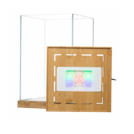 Aquael Selva Mini Terrarium - micro-ecosistema cm20x20x30h con illuminazione LED