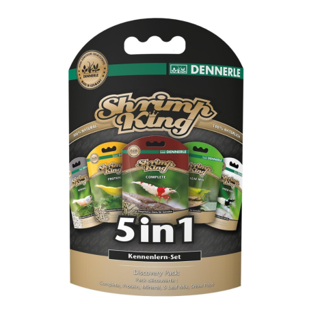 Dennerle Shrimp King 5in1 5x6gr - mix di mangimi per gamberetti