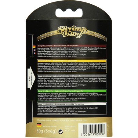 Dennerle Shrimp King 5in1 5x6gr - mix di mangimi per gamberetti