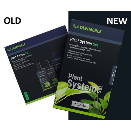 Dennerle Plant System Set 3x100ml - kit di fertilizzazione per acquari fino a 100 litri
