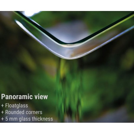 Dennerle Nano Cube 30L - Mini acquario con vetro panoramico cm30x30x35h