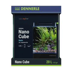 Dennerle Nano Cube Basic 20L - Mini acquario panoramico...