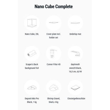Dennerle Nano Cube Complete 20L - Mini acquario...