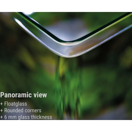Dennerle Nano Cube Complete 60L - Mini acquario panoramico cm38x38x43h con filtro, substrato e LED