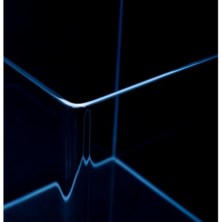 Dennerle Nano Cube White Glass 30L - Mini acquario con vetro panoramico extrachiaro cm30x30x35h