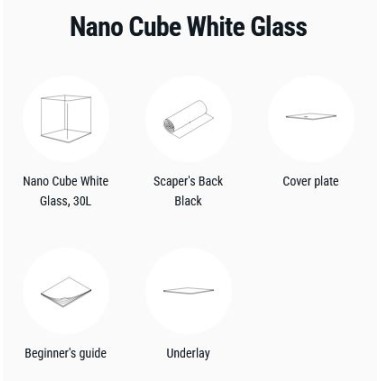 Dennerle Nano Cube White Glass 30L - Mini...