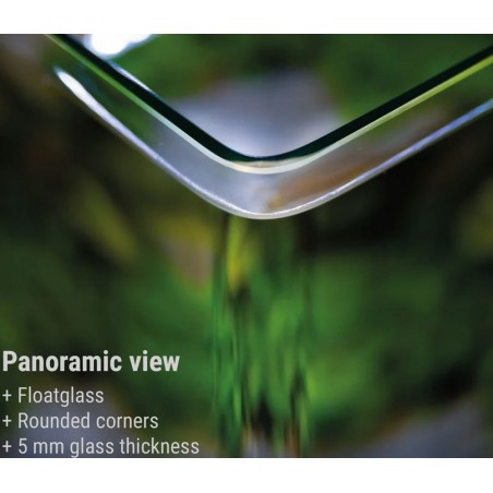 Dennerle Nano Tank 25L - acquario con vetro panoramico cm36x28x25h