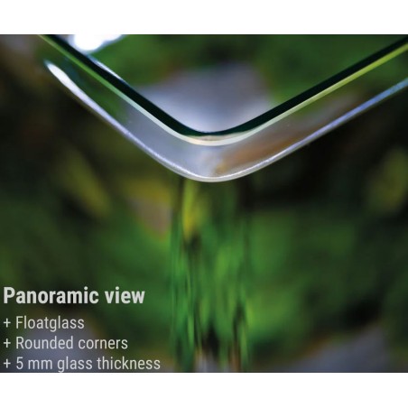 Dennerle Nano Tank 60L - acquario con vetro panoramico cm60x35x30h