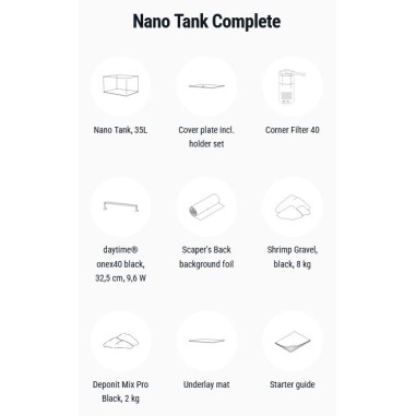 Dennerle Nano Tank Complete 35L - acquario con...
