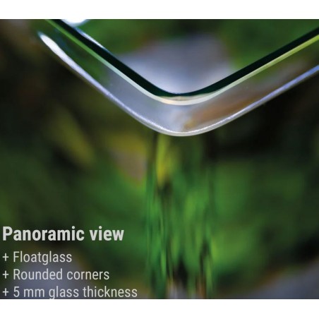 Dennerle Nano Tank Complete 60L - acquario con vetro panoramico cm60x35x30h con filtro, LED e substrato