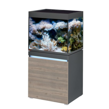 Eheim Incpiria Marine 230 Graphit/Rustik-Oak - acquario 230L cm70x60x65h con supporto, LED e sump