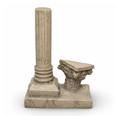 AQL Decorazione in Resina Colonna romana cm9x4x14h
