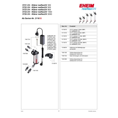 Eheim Reeflex UV - sterilizzatore con scocca in...