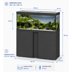 Eheim Vivaline LED 240 Combi Antracite - acquario 240L... 2