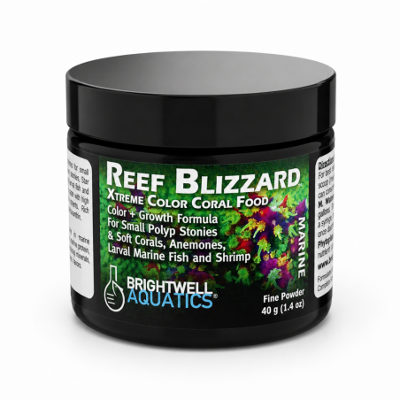 Brightwell Aquatics Reef Blizzard XC 40gr - Mangime in Polvere per Coralli SPS