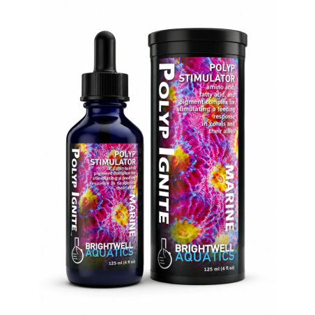 Brightwell Aquatics Polyp Ignite 125ml - Stimolatore per coralli con aminoacidi, acidi grassi e pigmenti naturali