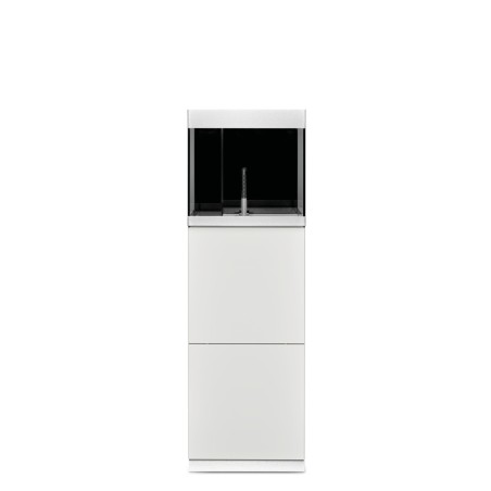 Oase HighLine Optiwhite 125 Bianco - acquario 125L cm50x50x50h in extrachiaro completo di supporto