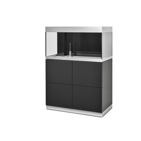 Oase HighLine Optiwhite 200 Antracite - acquario 202L cm90x50x49h in extrachiaro completo di supporto