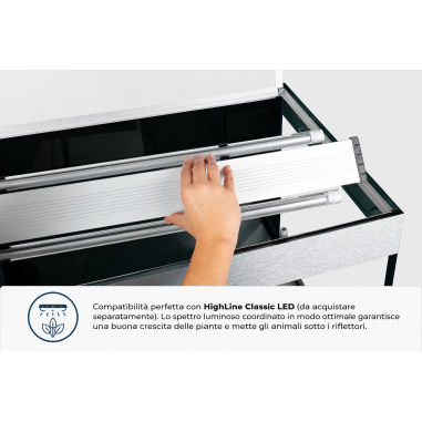 Oase HighLine Optiwhite 300 Rovere - acquario...